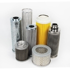 Hydraulic 0.5 Um Stainless Steel Oil Filters 2 Micron Polyester Fiber Wire Mesh Pleated