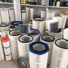 Polyester Superfine Industrial Dust Collector Cartridge Filters 0.3um